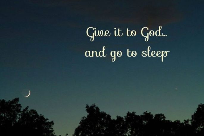 give it to God