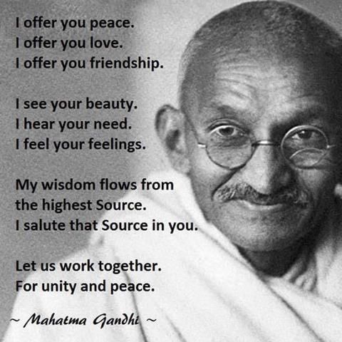 gandhi peace
