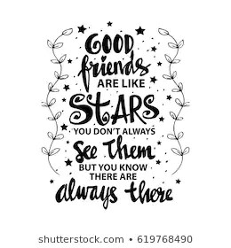 good-friends-like-stars-you-260nw-619768490