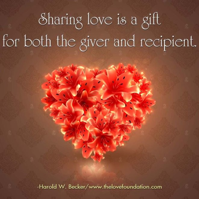 sharing love