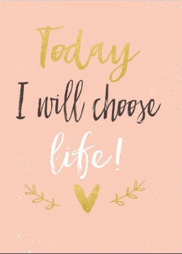 Today I will choose life notebook-500x500