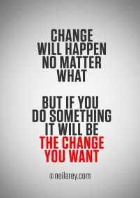 change will happen