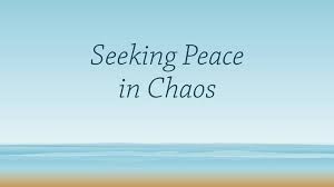 seeking peace